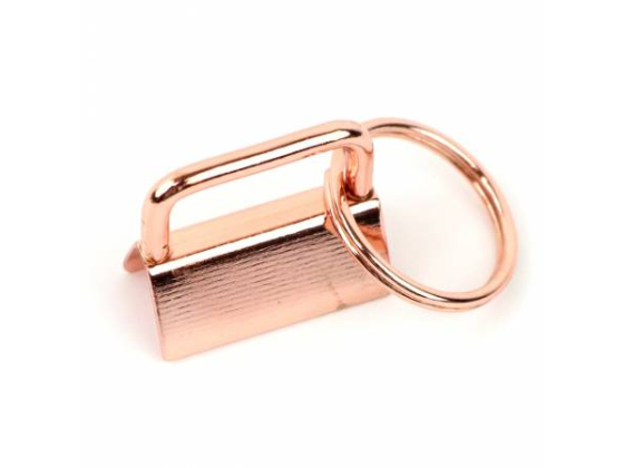 STS212C Two Key Fobs 1" Rose Gold # STS212C