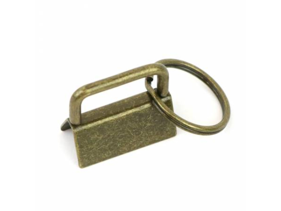  STS212A Two Key Fobs 1" Antique # STS212A