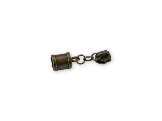  STS278A Four 5 Tassel Cap Zipper Pulls Antique # STS278A