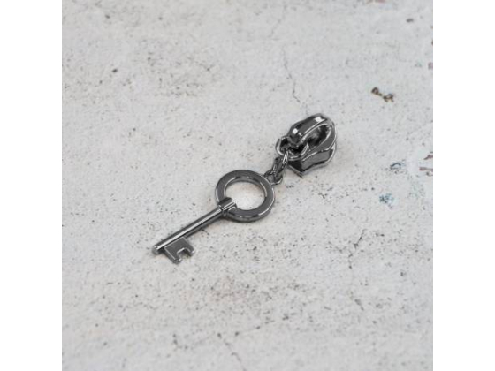 STS311B Four 5 Key Zipper Pulls Gunmetal # STS311B
