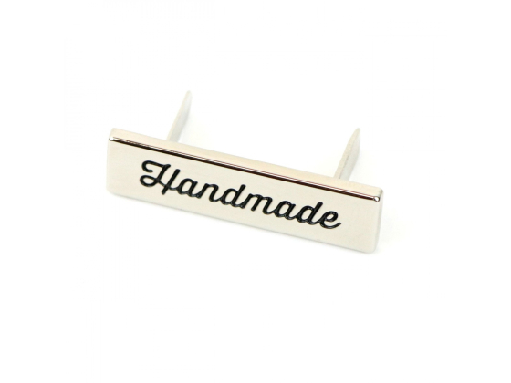STS213S Script Handmade Label Nickel # STS213S