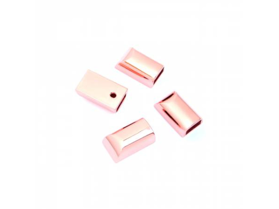  STS176C  #Four Zipper Cord Ends Rose Gold # STS176C 