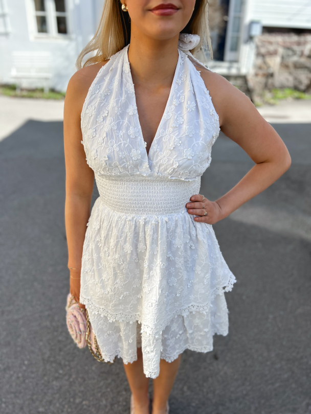 Evelyn Mini Dress - White  - Image 6