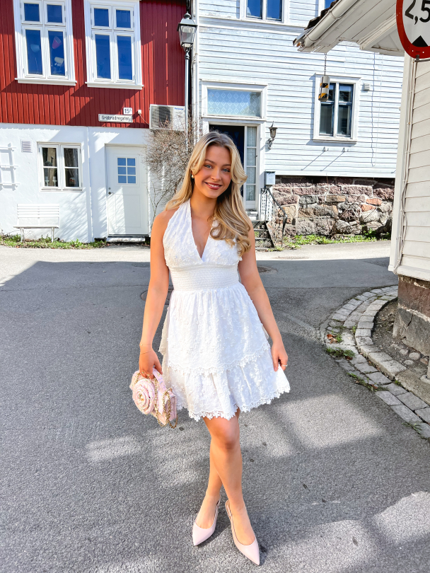 Evelyn Mini Dress - White  - Image 9