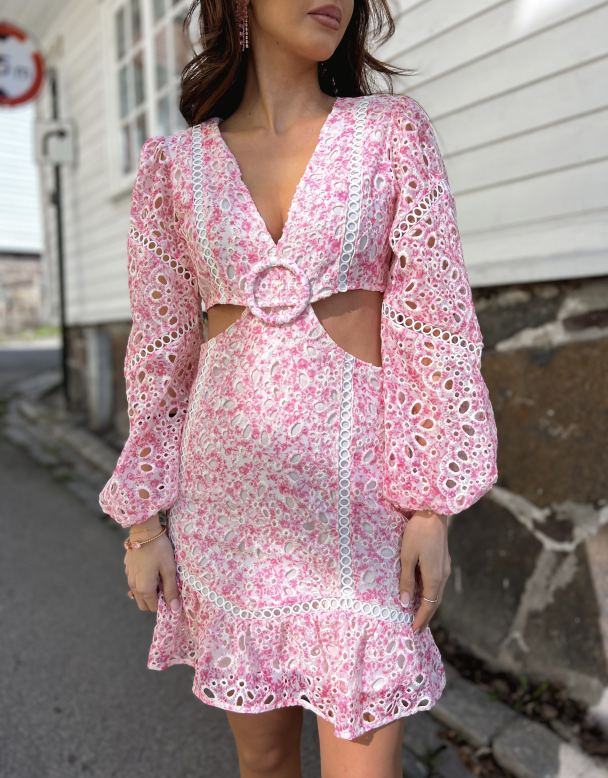 Mabel Mini Dress - Pink Paradise  - Image 1