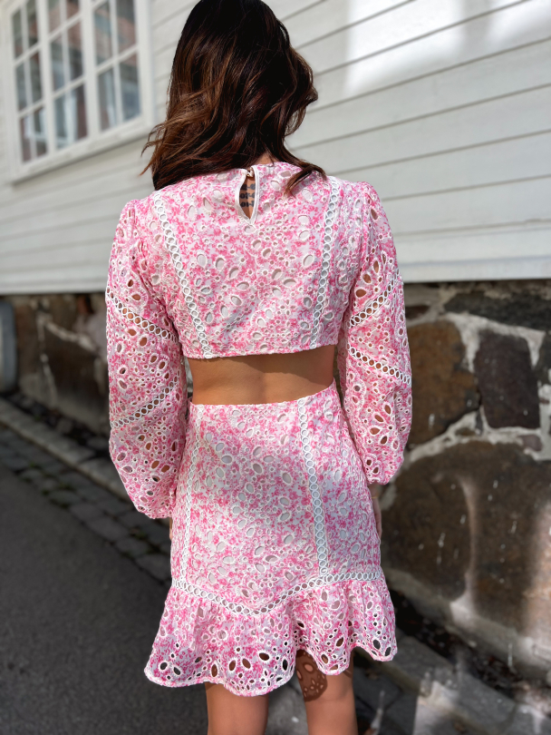 Mabel Mini Dress - Pink Paradise  - Image 4
