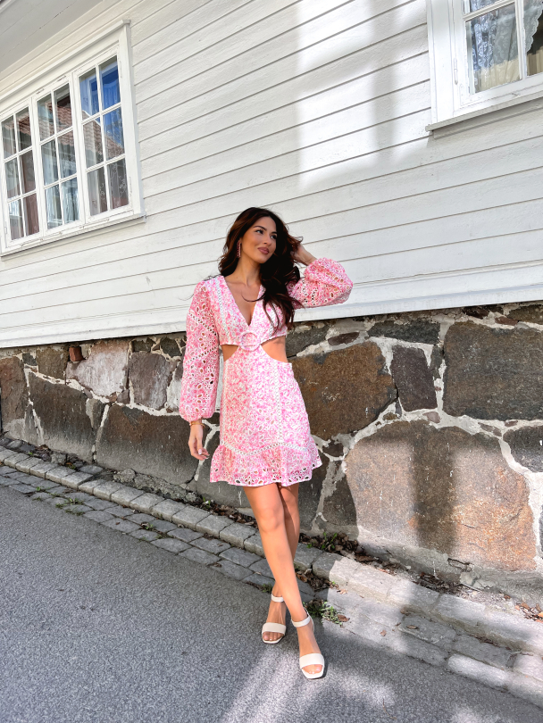 Mabel Mini Dress - Pink Paradise  - Image 8