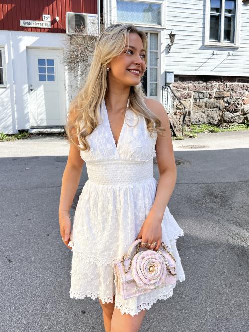 Evelyn Mini Dress - White 