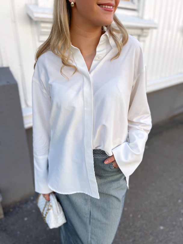 Block Shirt - Off White - Image 1