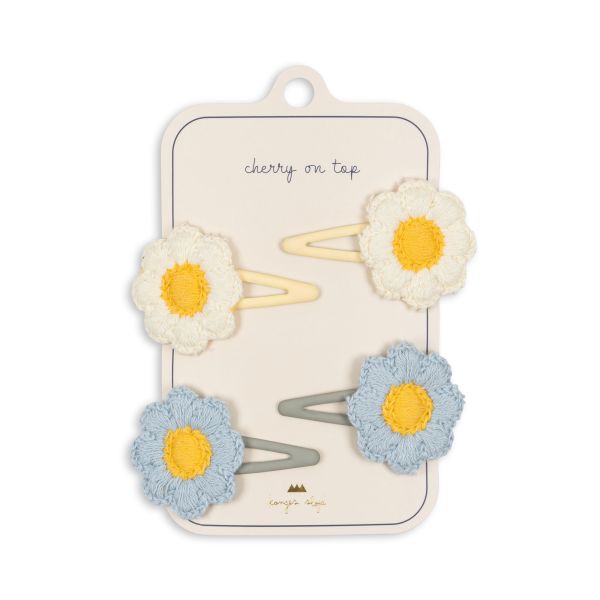 KONGES SLØJD - DAISY HAIR CLIPS 4-PK