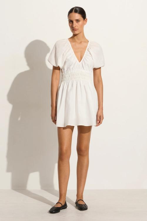 Salone Mini Dress - White