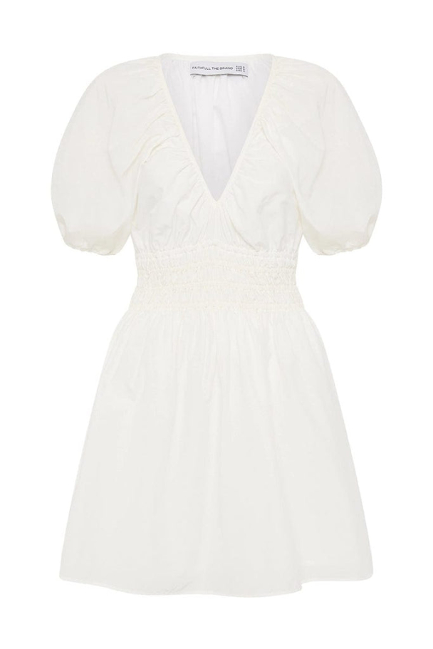 Salone Mini Dress - White - Image 3