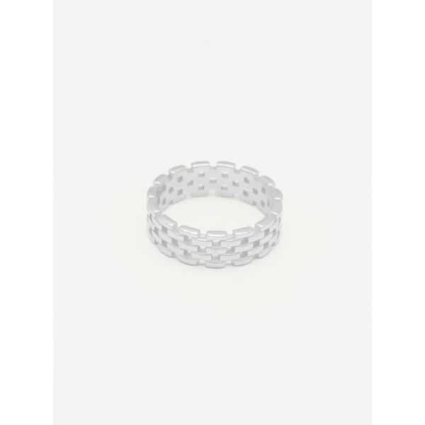 Avenue Link Ring Silver