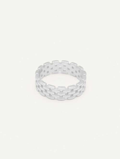 Avenue Link Ring Silver