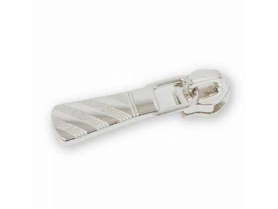 STS263S Four 5 Necktie Zipper Pulls Nickel # STS263S