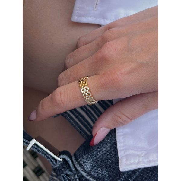 Avenue Link Ring Gold