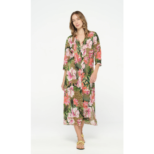 Honolulu Long Poppy Dress  | Honolulu Long Poppy Dress fra One Season