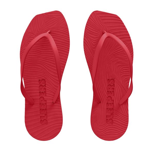 Tapered Red Flip Flop