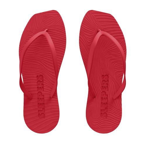 Tapered Red Flip Flop