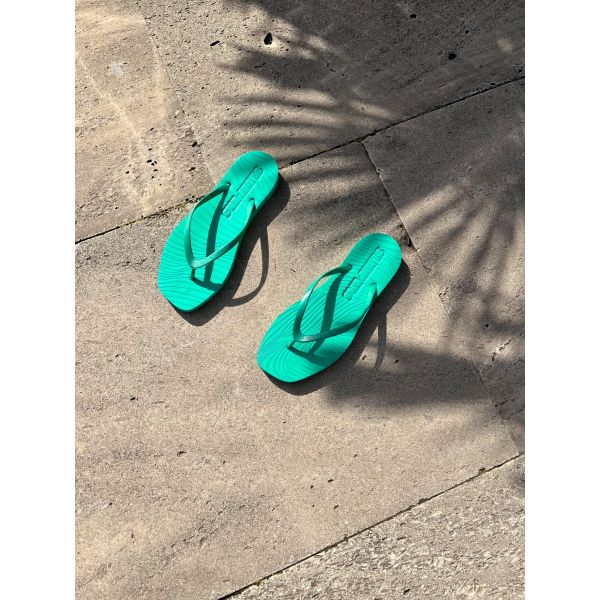 Tapered Green Flip Flop