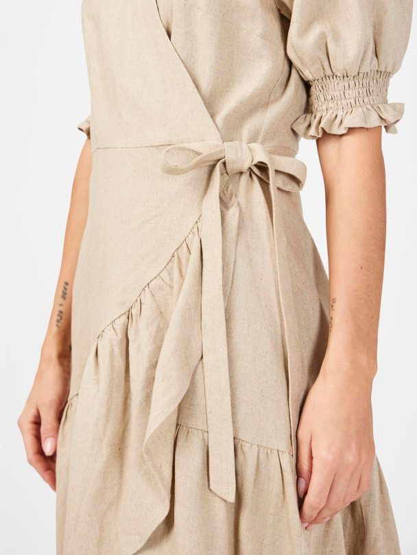 Y.A.S Flaxy Wrap Dress - Image 2