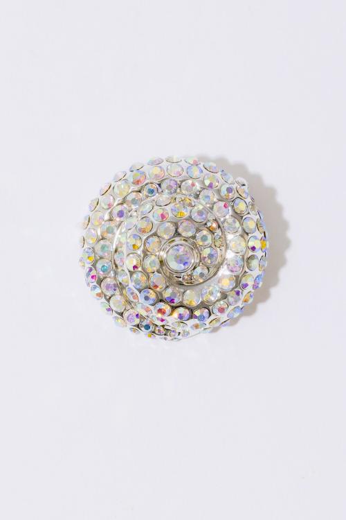 LE SOLEIL SILVER BROOCH