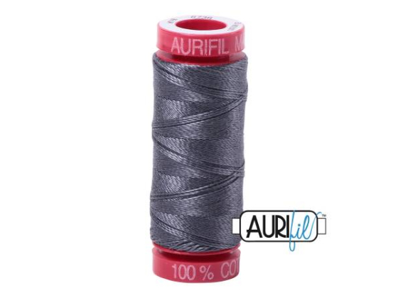 Aurifil 12 WT grå