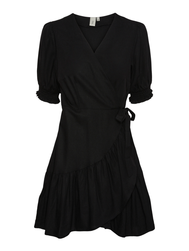 Y.A.S Flaxy Wrap Dress - Image 3