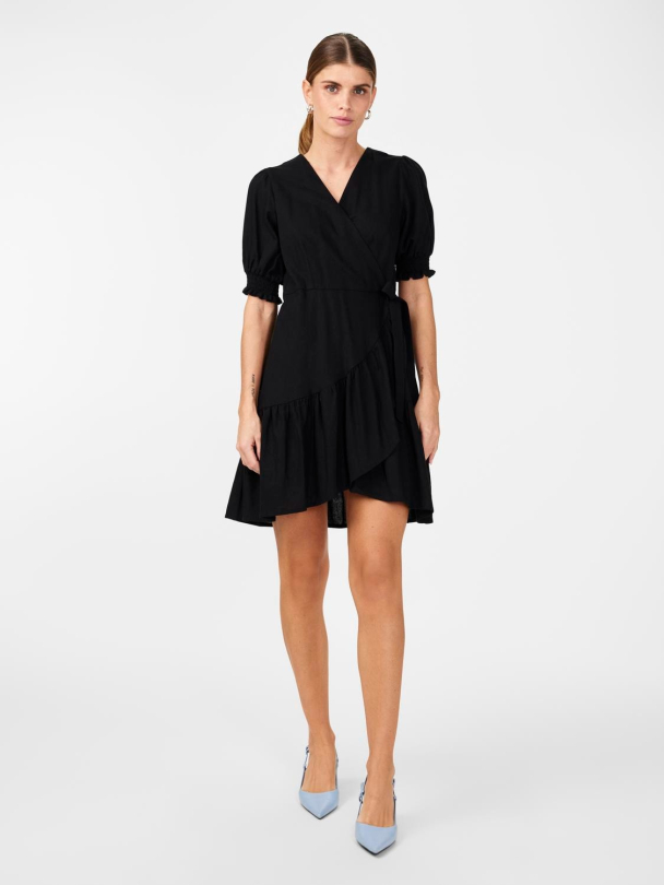 Y.A.S Flaxy Wrap Dress - Image 1