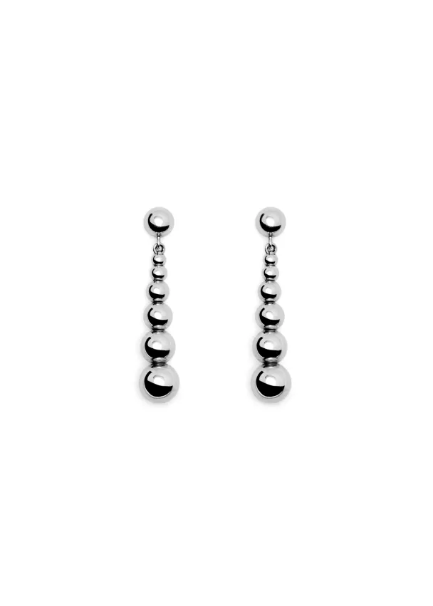 THE REBECCA EARRINGS SILVER - Image 1