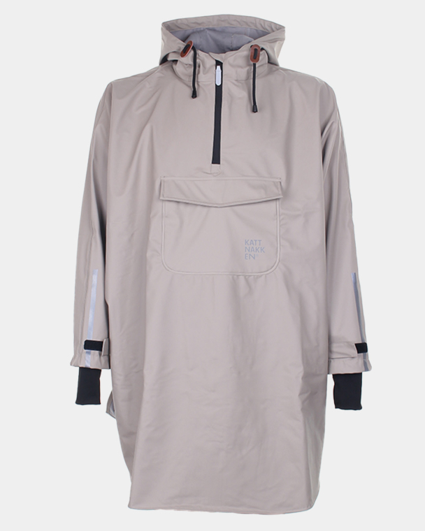 Regnponcho Voksen Vêret - Lys Bark - Image 1
