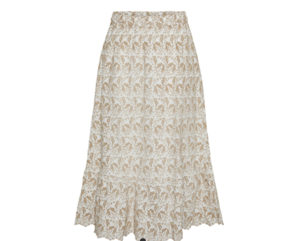 Aprilla Ankle Skirt - Star White