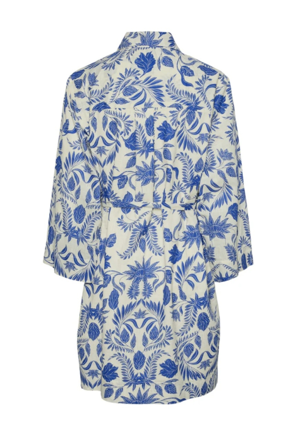 Billie 3/4 Shirt Dress - Star White  - Image 2