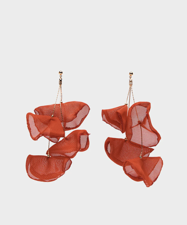 Jasmine Earrings- Candy Apple - Image 2