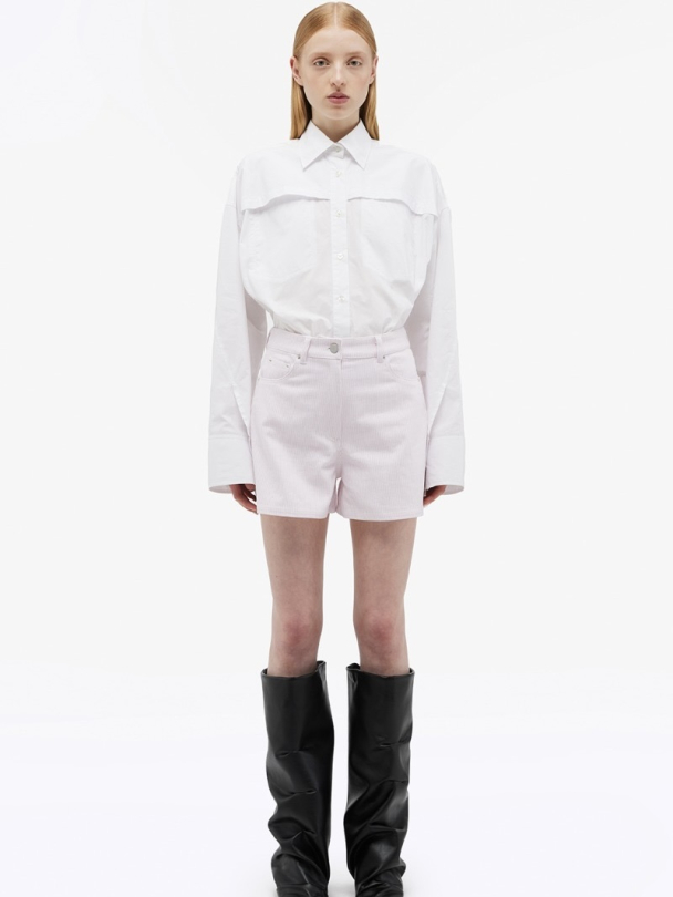Striped Mini Shorts - Image 6
