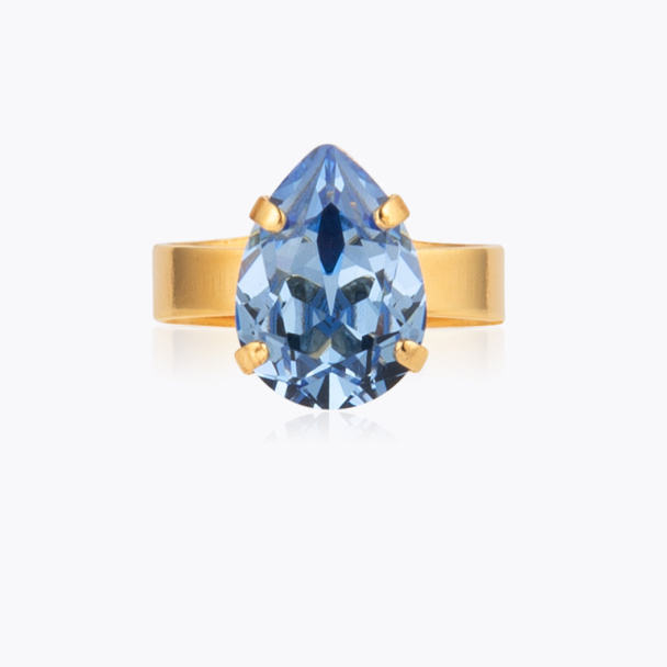 Mini Drop Ring - Light Sapphire - Image 1