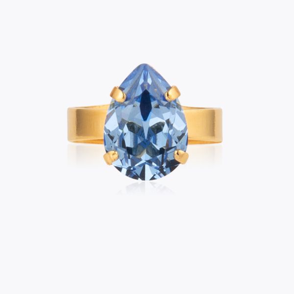 Mini Drop Ring - Light Sapphire