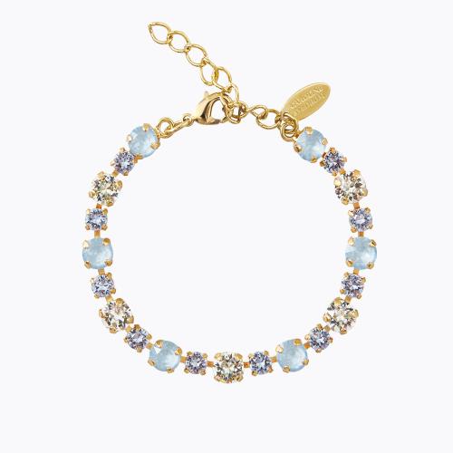 Calanthe Bracelet - Gold/Sky Combo