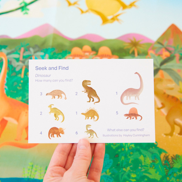 Sarah´s Silks | Dinosaur "Seek & Find" - Image 2