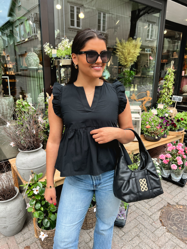 Blair-Ida Top - Black - Image 1