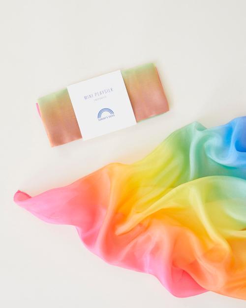Sarah´s Silks | Mini Playsilk - Rainbow