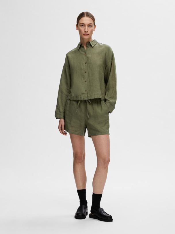 SELECTED FEMME Linnie Linen Shorts - Image 2