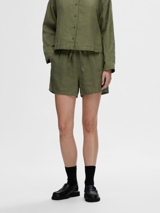 SELECTED FEMME Linnie Linen Shorts - Image 5