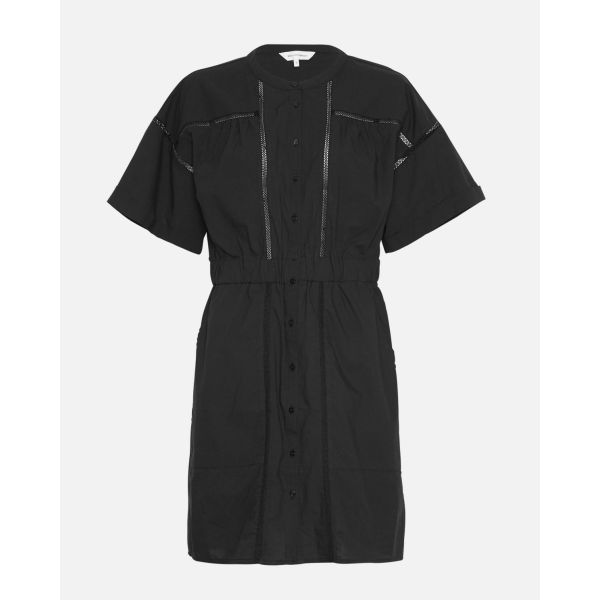 Erendia SS Shirt Dress - Black
