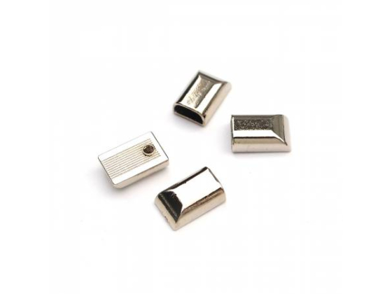 STS176S Four Zipper Cord Ends Nickel # STS176S