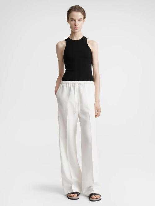 Fluid Drawstring Trousers