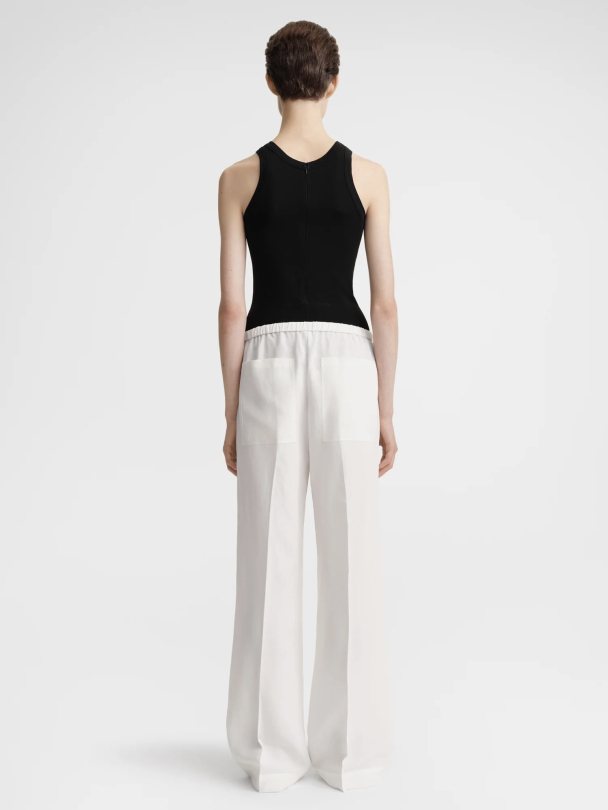 Fluid Drawstring Trousers - Image 2