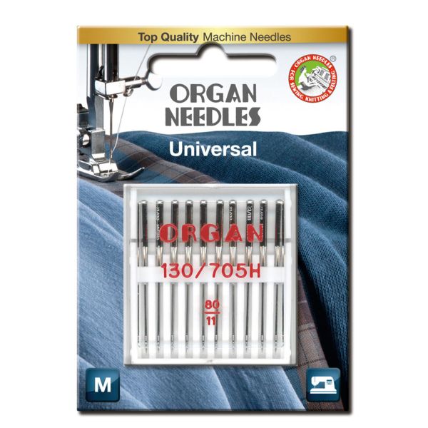Organ Needles - Universalnåler #80, 10 stk