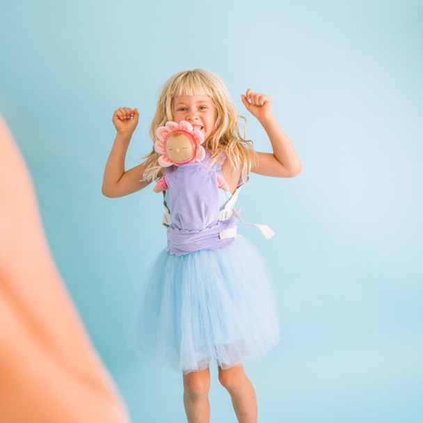 Olli Ella | Dinkum Doll Petal Carrier Lavender - Image 3