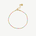 MESH - Splash Rainbow Armbånd (Forgylt)